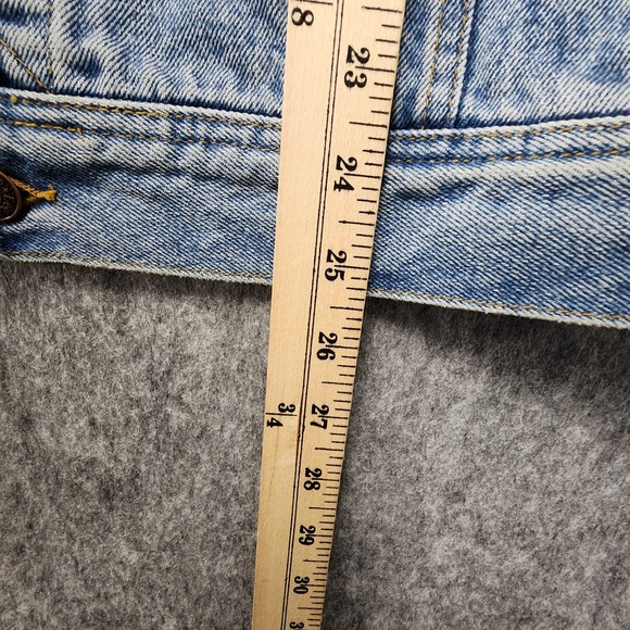 Vintage Lee Denim McDonalds Jean Jacket Mens Medium Blue Embroidered Cotton RARE - Picture 14 of 14